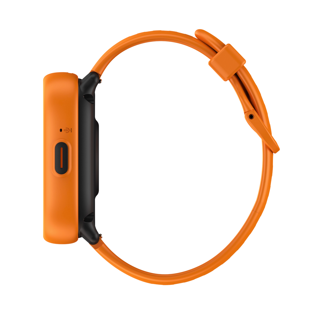 Oransje og sort Lagenio K3 smartklokke for barn med GPS og telefon