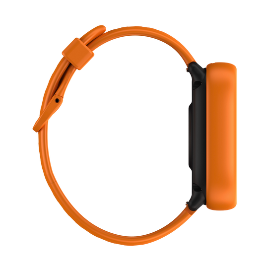 Oransje og sort Lagenio K3 smartklokke for barn med GPS og telefon