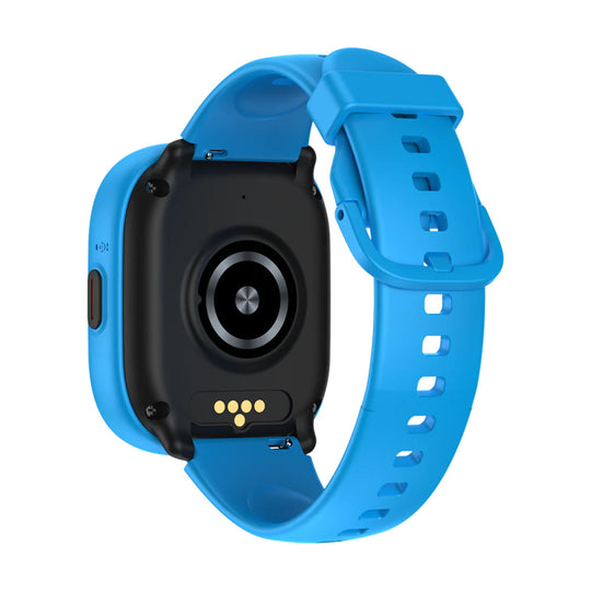 Blå og svart Lagenio K3 smartklokke for barn med GPS og telefon