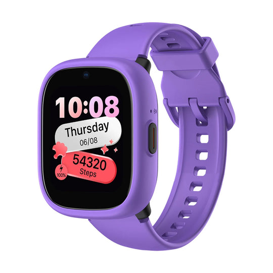 Rosa og lilla Lagenio K3 smartklokke for barn med GPS og telefon