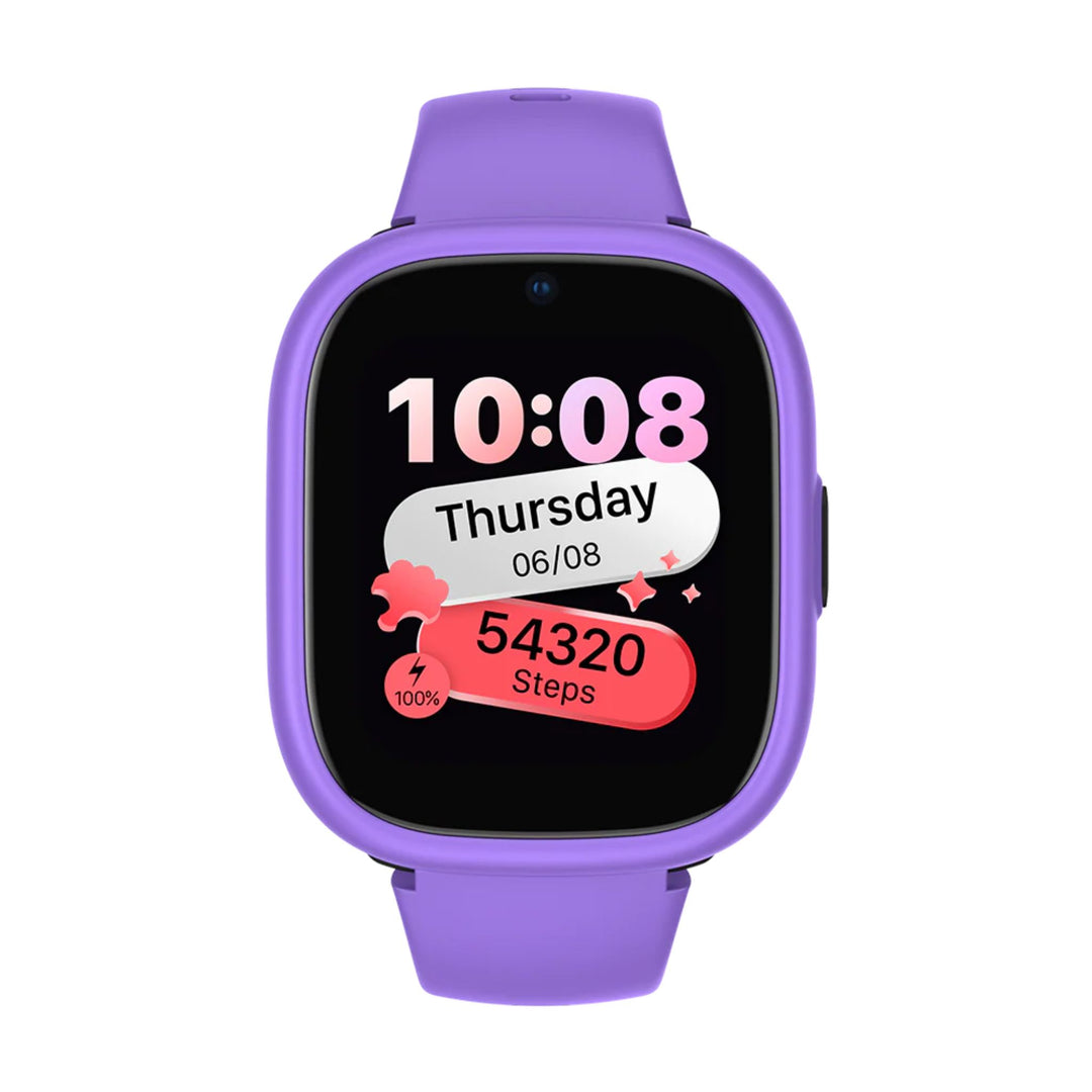 Rosa og lilla Lagenio K3 smartklokke for barn med GPS og telefon