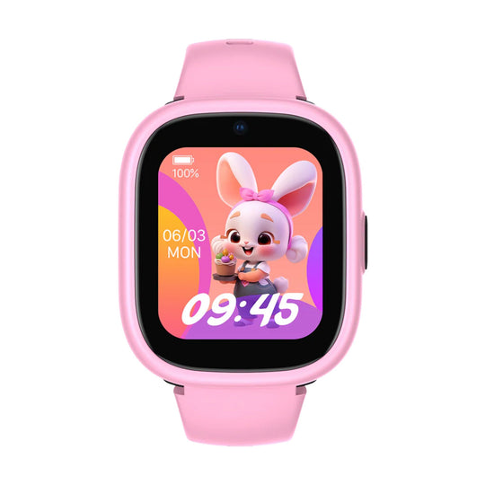 Rosa og lilla Lagenio K3 smartklokke for barn med GPS og telefon