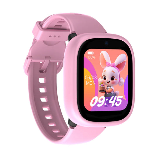 Rosa og lilla Lagenio K3 smartklokke for barn med GPS og telefon