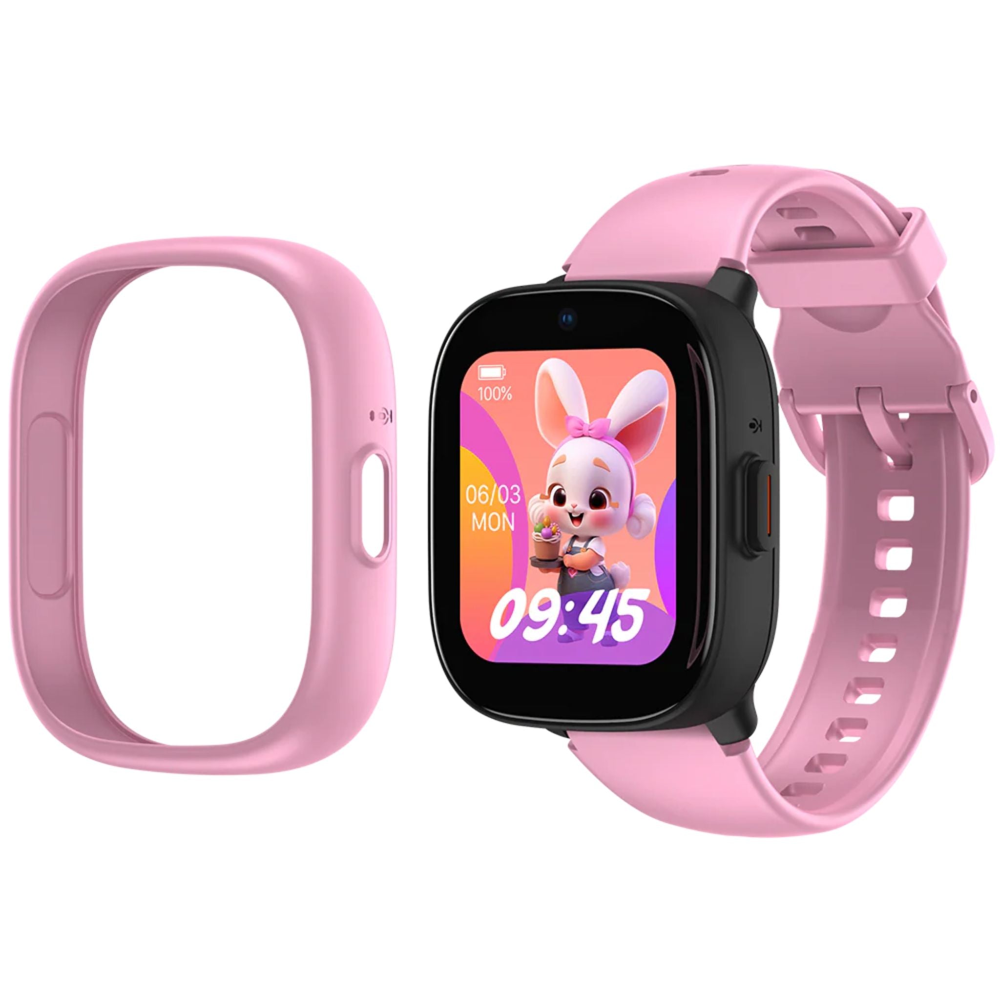 Rosa Lagenio K3 smartklokke for barn med GPS og telefon